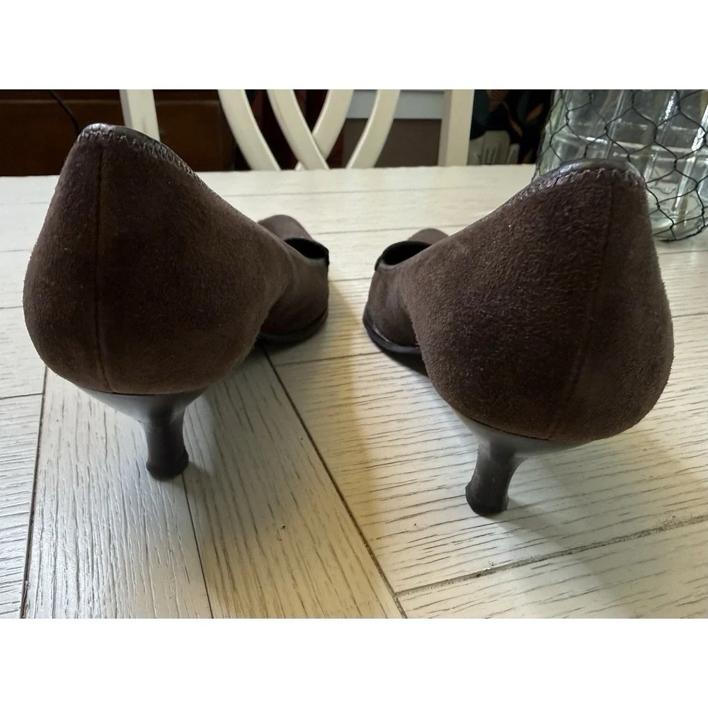 Ann Taylor Loft Brown Suede 2